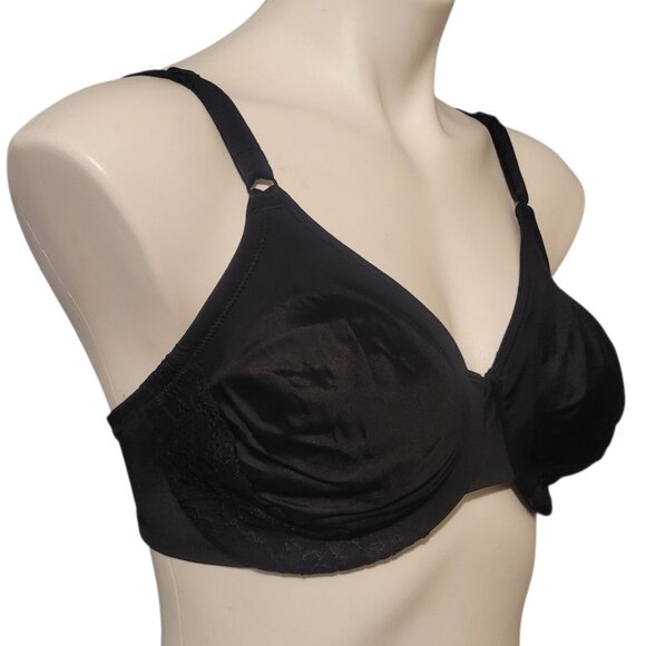 Olga Bra 36D Style 5001 Black Gentle Life Underwire 36 D - Picture 1 of 5